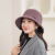 Wholesale Autumn and Winter New Warm Hat Girls' Wool Hat Fashion All-Match Winter Plush Bucket Hat Factory Direct Sales
