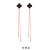 B194 Korean Style Popular Lady Long Earrings Anti-Allergy Tassel Flowers Earrings Sweet Earrings Ear Rings S925