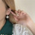 Women's Ear Studs Sterling Silver Needle Niche Flower Design High-Grade Alloy Ear Clip Fashion All-Match Fashion Accessories