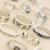 European and American Style Ring Suit European and American Love Footprints Butterfly Moon Snake Cross Flowers Silver Knuckle Ring 13-Piece Set