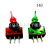 Direct Sales Car Switch with Light Toggle Switch ASW-14D 12VDC 20A Color Red/Yellow/Blue/Green