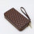 Double Zip Wallet Women's Handbag Long Fashion Printed Wallet Double-Layer Wallet Large Multi Card Slots Wallet