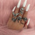European and American Eye-Catching Ring Suit Female New Product Best-Selling Oil Dripping Geometric Bat Dragon Heart Punk Knuckle Ring 5 Pieces