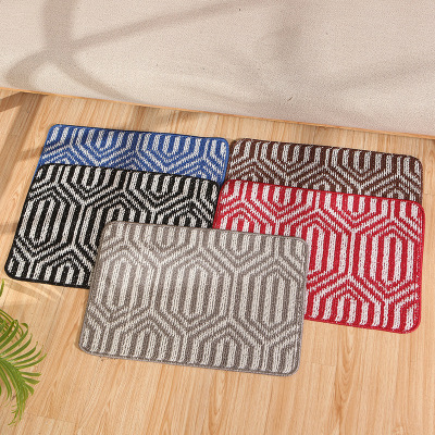 Household Entrance Carpet Wholesale Bedroom Kitchen Bathroom Absorbent Floor Mat Bathroom Washable Non-Slip Mat