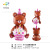 INS Korean 3D Bear Aluminum Balloon Cartoon Cute Children's Birthday Party Decoration Layout Balloon Wholesale