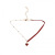 2022 New Korean Short Little Red Heart Simple Graceful Online Influencer Love Necklace Pendant Factory Wholesale C088