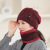Factory Direct Sales Winter Warm Knitted Hat Scarf Hat Three-Piece Thickened Woolen Cap Girls' Winter Hat