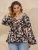 European and American Style Cross-Border Foreign Trade plus Size Women's Clothing 2022 Fashion Printed Loose Top Shirt