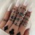 European and American Fashion Spider Snake Palm Unlimited 8 Irregular Cross XINGX Knuckle Ring Suit 15-Piece Set