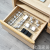 Transparent Storage Box Compartment Drawer Storage Combo Desktop Clutter Organizing Box Non-Slip Partition Cosmetic Box