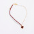 2022 New Korean Short Little Red Heart Simple Graceful Online Influencer Love Necklace Pendant Factory Wholesale C088