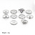 Europe and America Cross Border Purple Diamond Gem Ring Set Hollow Twist Palm Crown Knuckle Ring 10-Piece Set