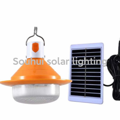 New Solar Globe Led Solar Split Globe Night Market Lamp Camping Lantern Highlight Hanging Light Charging Bulb