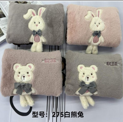 Factory Direct Sales New Cute Cartoon Pattern Foreign Trade round Head Charging Hot Water Bag