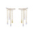 B466 Dongdaemun Same Product Tassel Earrings Korean Elegant High Sense Temperamental Earrings 2022 New Fashion