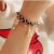 Korean Fashion Accessories Eiffel Tower Star Flower Playing Card Leather Heart Bracelet Anklet Dual-Use E053