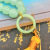 Resin Imitation Jade Ring Flexible Ring Ring Hand Toy Pendant Pendant Tassel Jewelry DIY Material