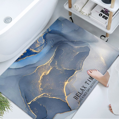 Diatom Mud Absorbent Pad Floor Mat Bathroom Entrance Slip-Proof Pad Toilet Household Quick-Drying Bathroom Toilet Floor Mat