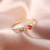 Ring Collection Special-Interest Design Multi-Color Zircon Wedding Ring Simple Elegant Exquisite Shiny Ring Accessories Female New Product