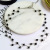 C173 Ornament Crystal Necklace Simple All-Match Black Crystal Short Clavicle Chain Female Manufacturer Custom New Product