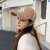 Autumn and Winter Ins Internet Celebrity R Letter Lamb Wool Casual Baseball Cap Female Winter Face Little Korean Style Fashion Brand Peaked Cap