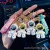 Cartoon Soft Rubber Key Pendants in Stock Wholesale Cute Trendy Cartoon Decoration Keychain PVC Pendant Doll Toy