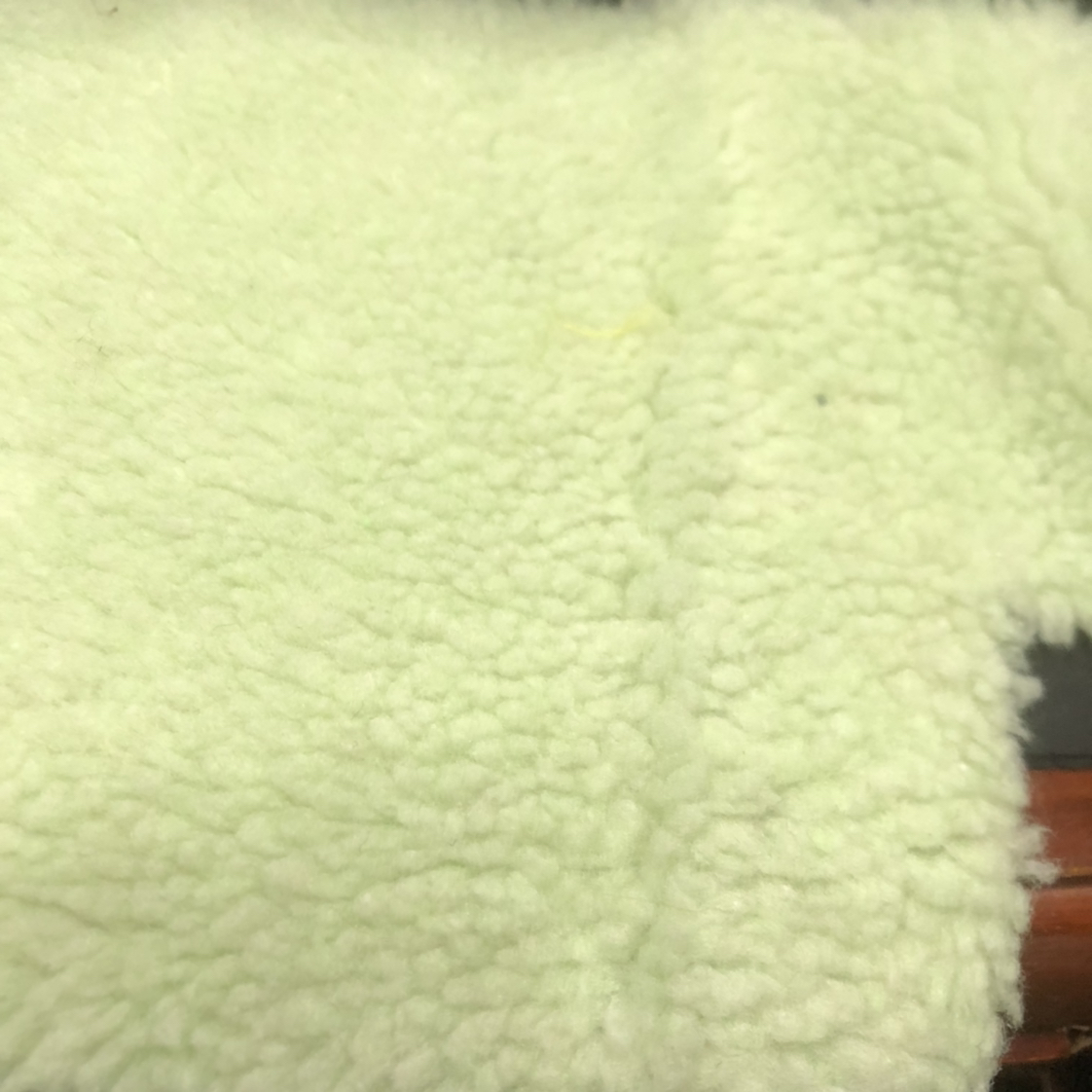浅绿羊羔毛绒