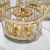 European Entry Lux Crystal Glass Fruit Plate Living Room Coffee Table Candy Storage Box Home Room Decoration Ornaments