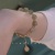 Hetian Jade Bracelet Female Ins Small Design Anti-Allergy Non-Fading Retro Temperament Bracelet Girlfriend Gifts Bracelet