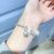 Tiktok Same Bell Bracelet One-Step Ring Bracelet Twisted Double Palace Jingle Bracelet Archaic Personality Design Girlfriends