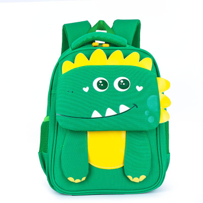 New Primary School Student Schoolbag Burden Reduction Spine Protection Children Contrast Color Tuition Bag Lightweight Tote Single Double-Shoulder Bag Wholesale