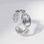 Cross-Border Retro Titanium Steel Ring Female Ins Style Niche Personality Ring Male 18K Gold Simple Stainless Steel Ring Wholesale