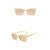 2022 New Sunglasses UV-Proof Ins Style Big Face Fashion Net Red Style Sunglasses Men's and Women's Large Frame Popular