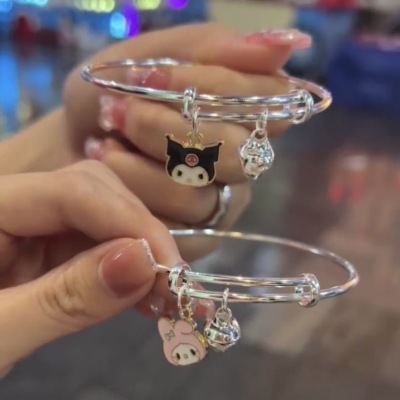 Tiktok Bracelet Clow M Sanliou Cinnamoroll Babycinnamoroll Japanese Cute Cartoon Matching Bracelet 520 Gift for Girlfriend