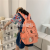 Campus Cute Bear Student Schoolbag Sling/Backpack Fashion New Nylon Women's Bag Korean Style Large Capacity Simple