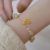 Dream in This Life Palace Bell Ring Bracelet Clear Retro Ins Special-Interest Design Gift High Sense Couple Bracelet