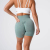AliExpress Amazon Hip Pleating Hip Lifting Waist Slimming Snowflake Color Seamless Fitness Yoga Shorts Fitness Shorts