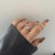 Korean Style Ins Xiaohongshu Fairy Butterfly Ring Women's All-Match Niche Design Hot Girl Adjustable Index Finger Ring