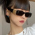 2022 New High-Grade Sunglasses Ins Korean Star European and American New Fashion Small Frame Same Sunglasses