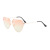 2022 New Retro Metal Heart Shape Peach Heart Marine Clip Sunglasses Online Influencer Disco Dancing Personality Trendy Metal Sunglasses