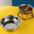 Stainless Steel Bowl for Pet Single Bowl Anti-Tumble Dog Feeder Cat Food Pot Large Size Large Dog Anti-Skid Pet Rice Basin