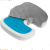 Slow Rebound Cushion Summer Cold Pad Memory Foam Gel Cushion for Office and Car U-Shaped Space Cushion