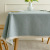 Cotton Linen Tablecloth Waterproof Oil-Proof Disposable Light Luxury High-Grade Solid Color Dining Table Cushion Fabric Rectangular Desk Coffee Table Cloth