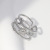 European and American Style Cross-Border Stainless Steel Ring Female Star Moon Sun Opening Titanium Steel Ring Non-Fading Ring Wholesale