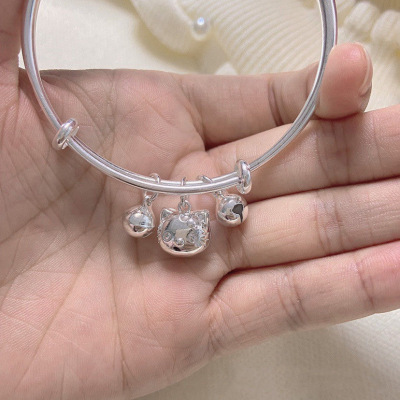 Sanrio Bell Bracelet Female Student Girlfriends Cute Sweet Bracelet Clow M Melody Cinnamoroll Babycinnamoroll Small Gift