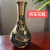 Supply Wire-Drawing Brass Sealed Glaze Vase Chinese Metal Home Decorative Flower Vase Office Home Decoration Copper Ware