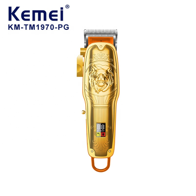 Cross-Border Factory Direct Supply Barber Professional Haircut Clippers KM-TM1970-PG Fast Charging