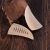 Manufacturers Supply Horn-Shaped Small Fortune Telling Wooden Holy Cup Boxwood Hexagram Wooden Craftwork Home Decoration Wholesale