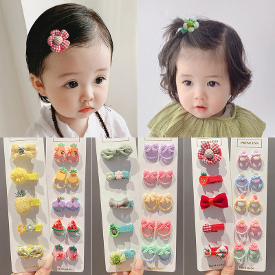 Baby Barrettes Does Not Hurt Sweat Hair Removal Tool Cute Baby Tire Hair Removal Tool Headdress Female Children's Hairpin Infant Hair Accessories Summer