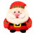 New Product Creative Cartoon Santa Doll Decorations Cross-Border Hot Sale Christmas Gift Plush Toy Pillow